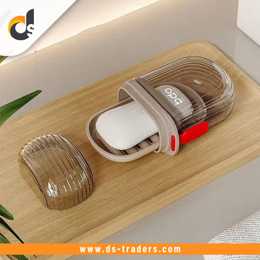 Leakproof  Acrylic Travel Soap Holder