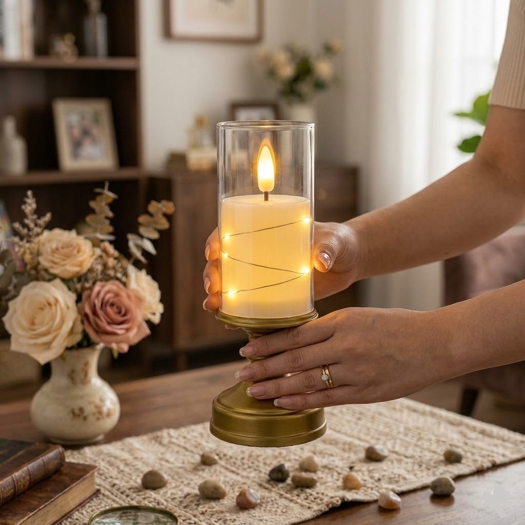 LED Acrylic Candle Light