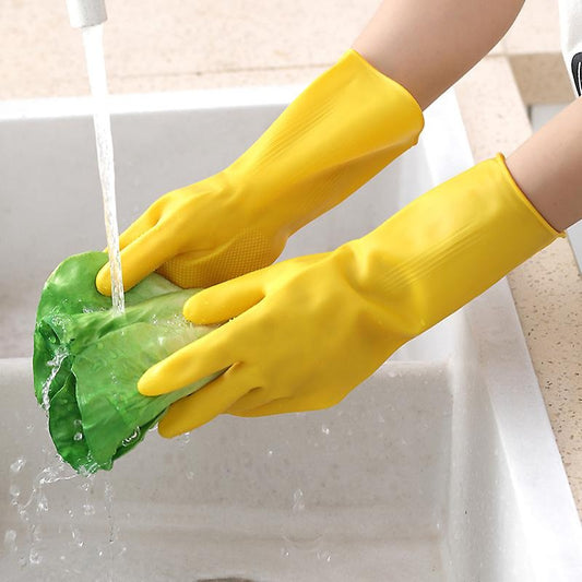 Magic Latex Dishwashing Cleaning Gloves.