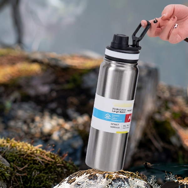 Portable Stainless Steel Sports Water Bottle 1000ML