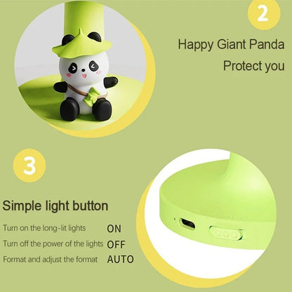 Rechargeable Cartoon Mushroom Lamp