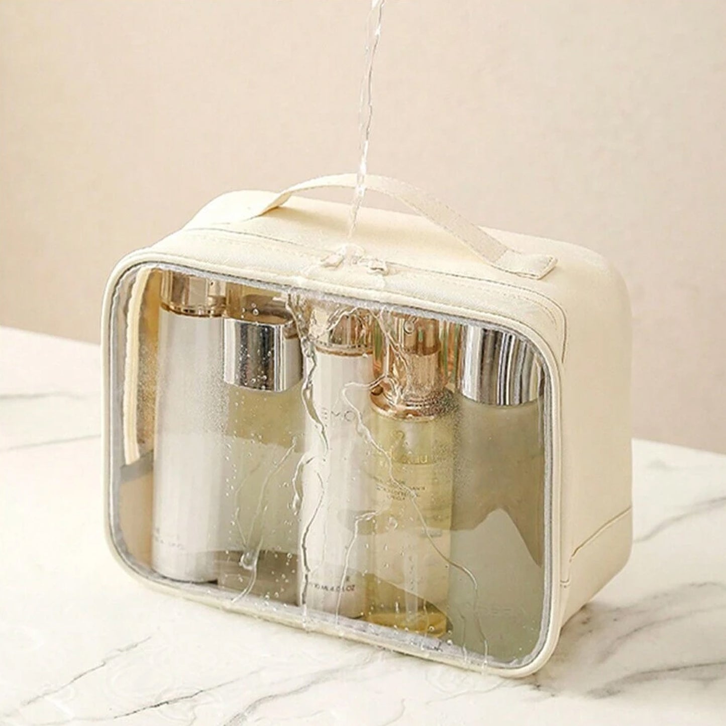 Transparent Portable Makeup Bag