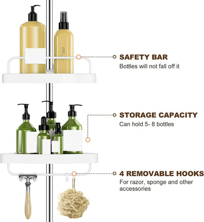 Stainless Steel Multi Layer Bathroom Corner Rack