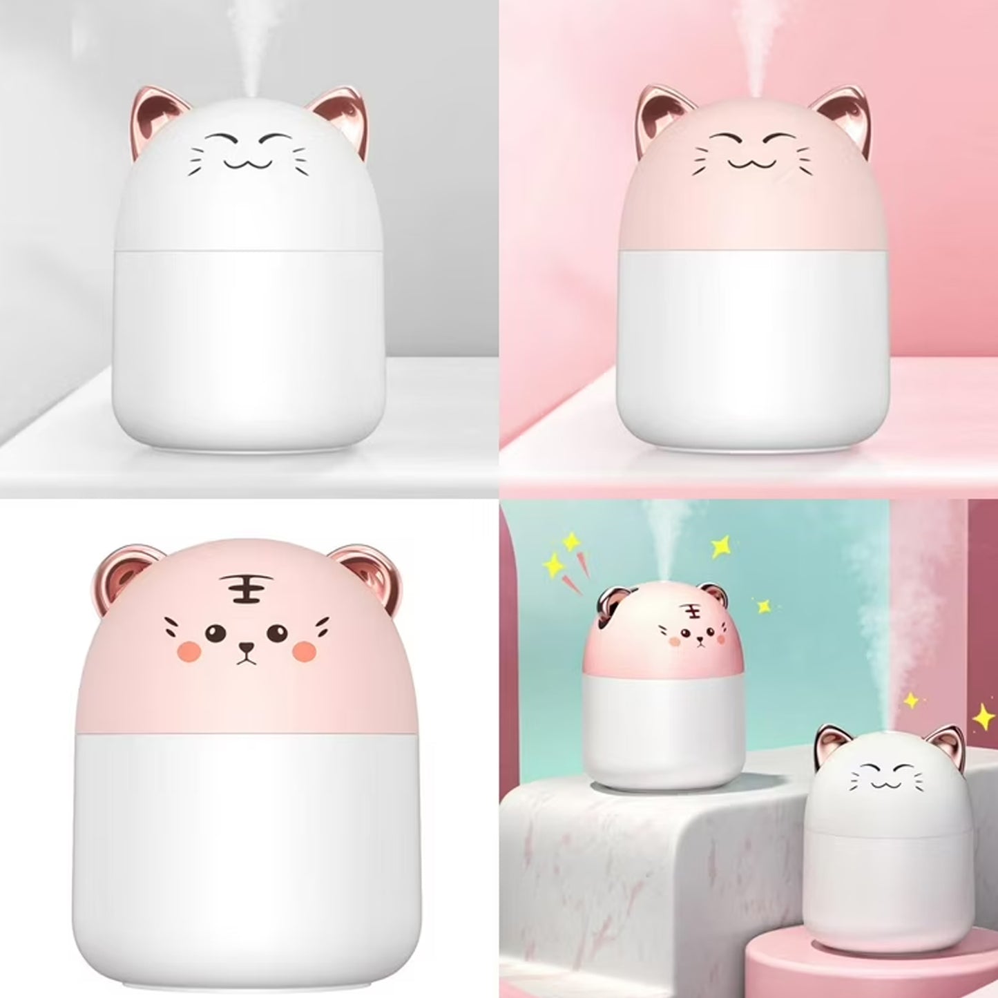 Cute Cat Aroma Diffuser & Air Humidifier