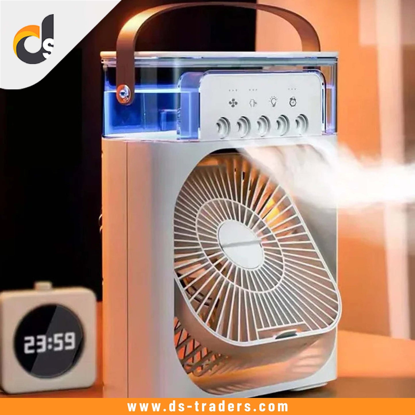 3 In 1 USB Rechargeable Cooling Fan