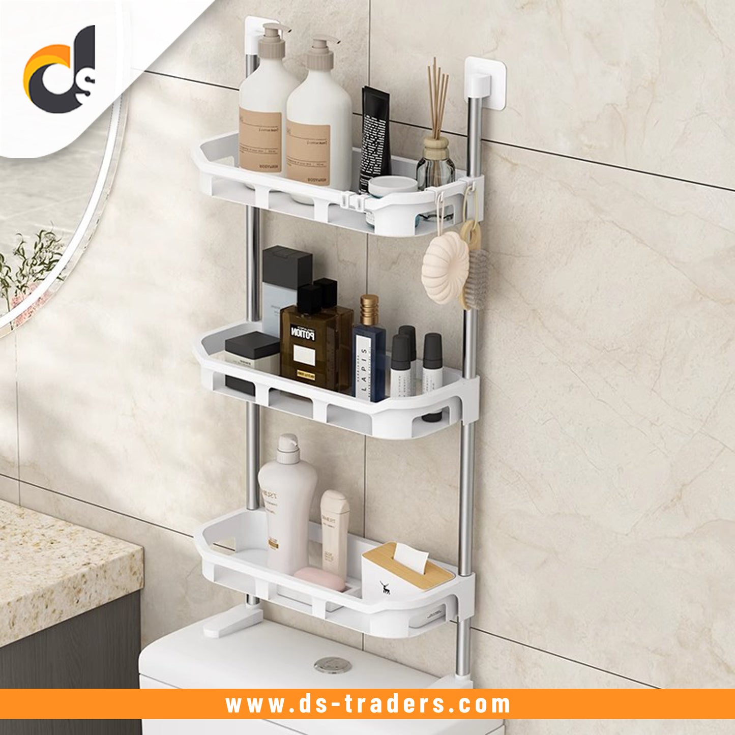 3 Layer Multipurpose Bathroom Rack