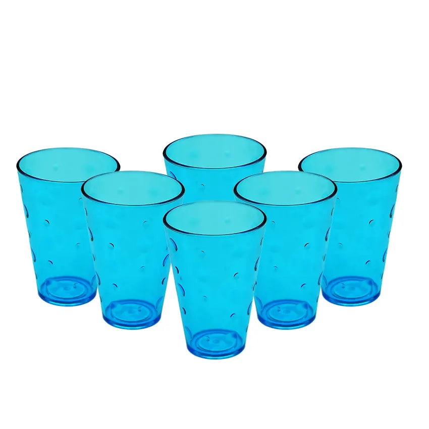 PACK OF 6 - ATTRACTIVE ACRYLIC GLASS