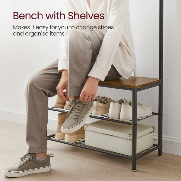 Multi-Functional Shoe & Hat Rack