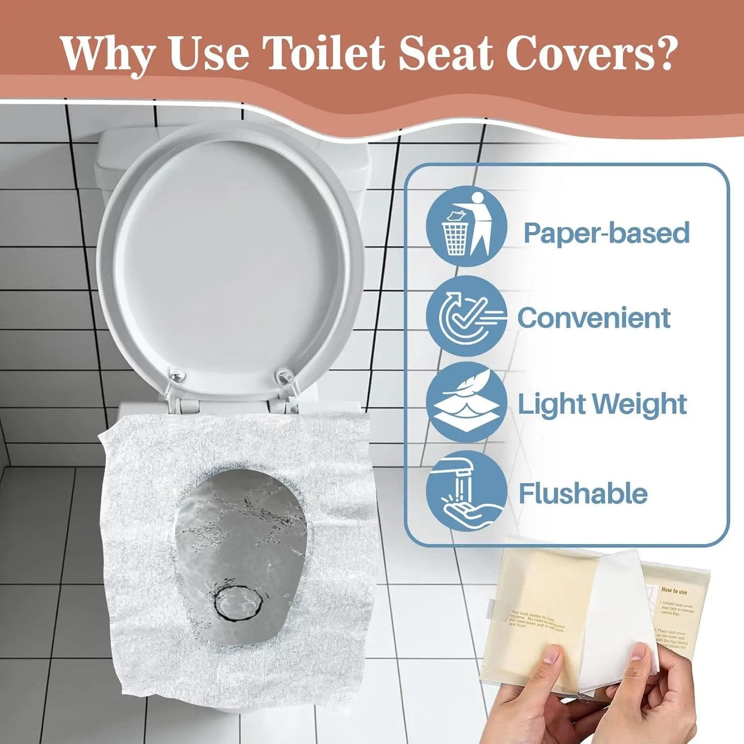 Disposable Paper Toilet Seat Cover