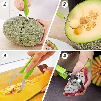 4 In 1 Stainless Steel Fruit Cutter