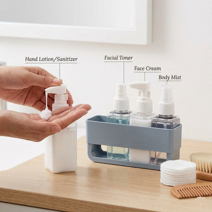 4 in 1 Travel Leak Proof Refillable Liquid Bottles
