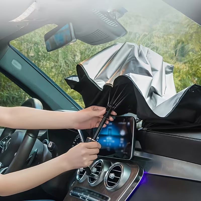 Car Foldable Windshield Sunshade Umbrella