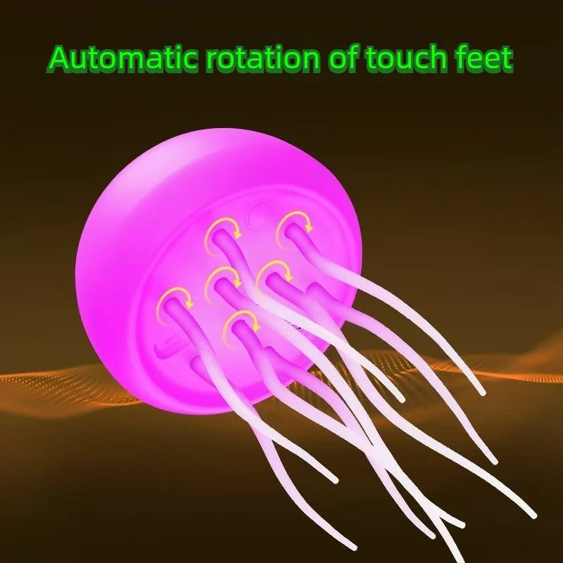 Rechargeable LED Jellyfish Night Lamp