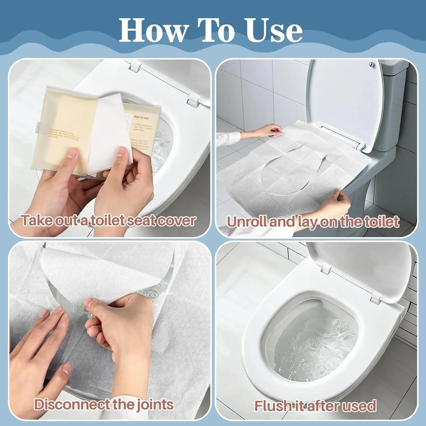 Disposable Paper Toilet Seat Cover