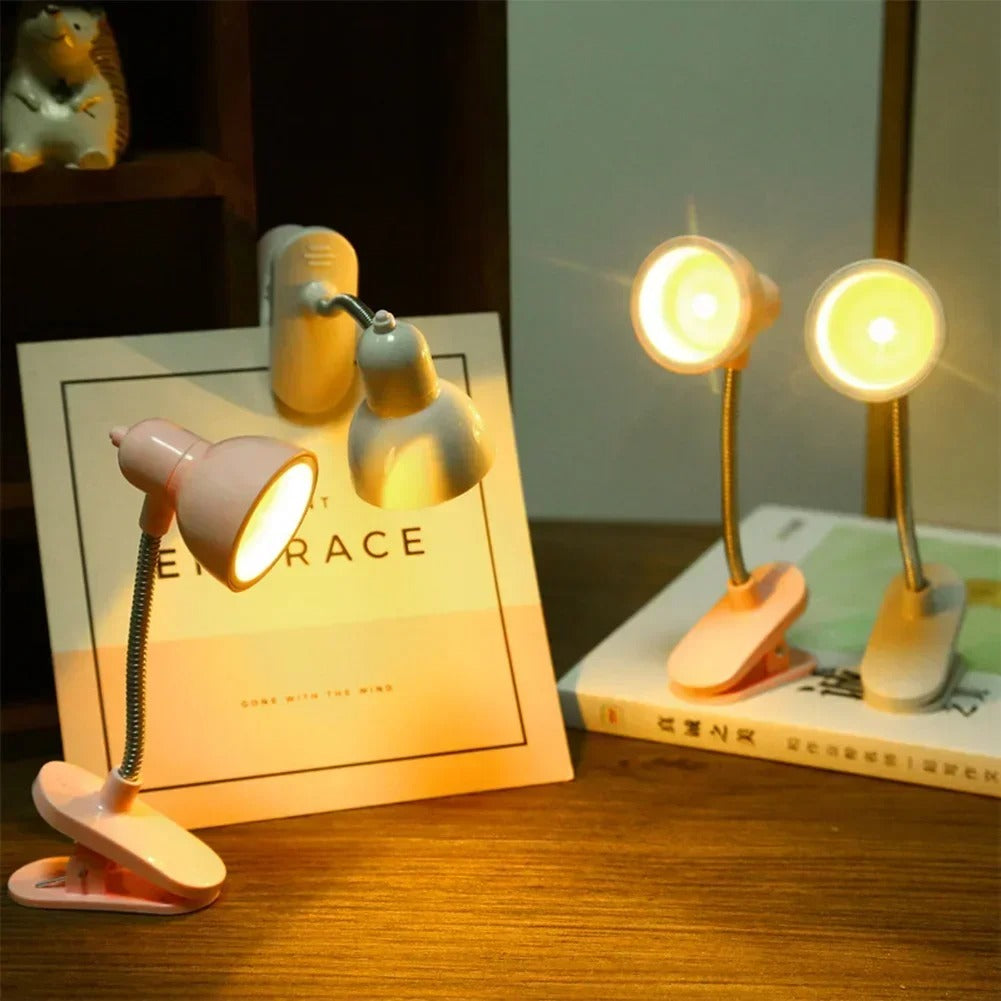 Portable Mini LED Book Light with Clip