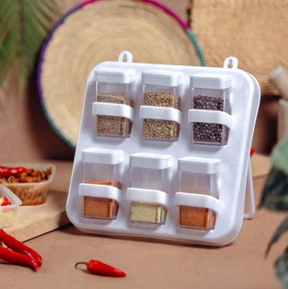 Mini Spice Jars With Stand