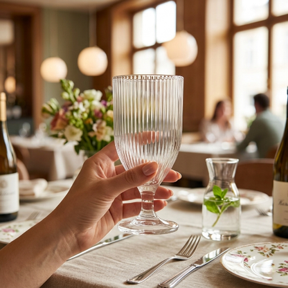 6Pcs Vintage Wine Glass Set