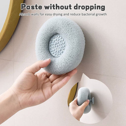 Soft Mesh Bath Brush with Suction Cup