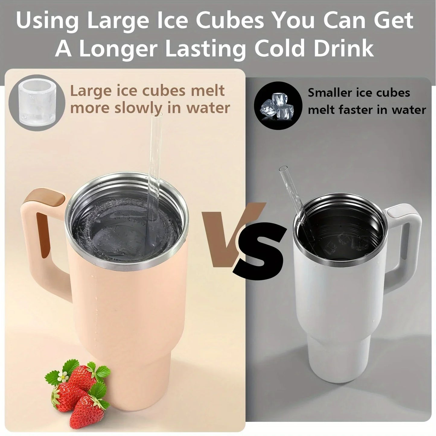 Tumbler Icecube Tray 4 Cubes