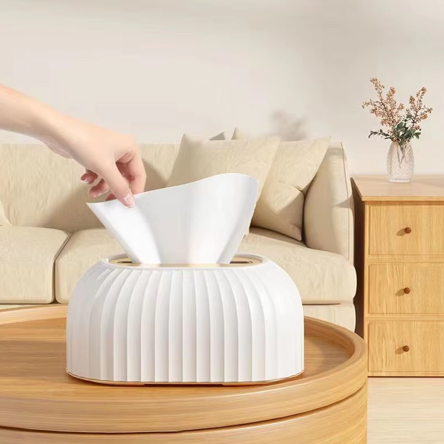 Nordic Stripes Tissue Box