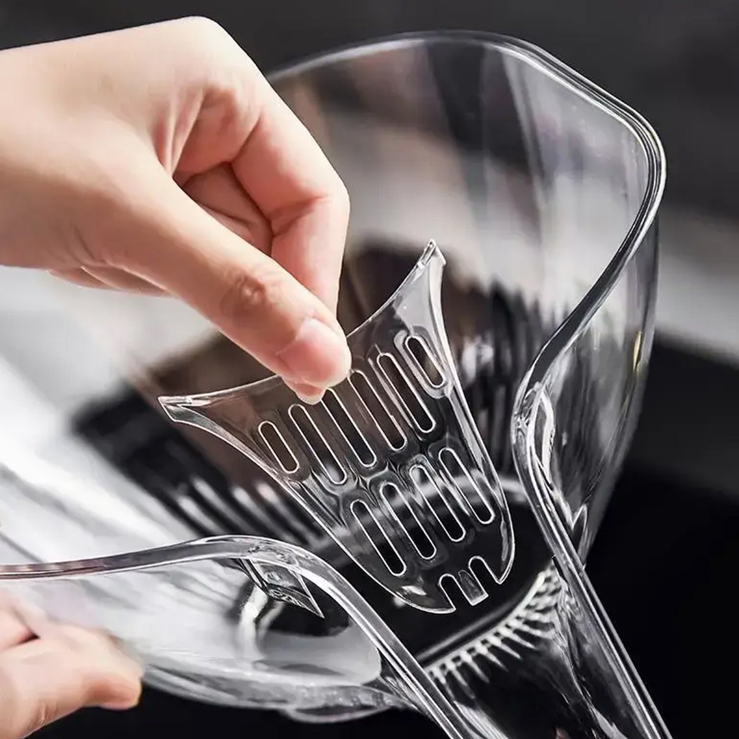 Transparent Multifunctional Drain Basket