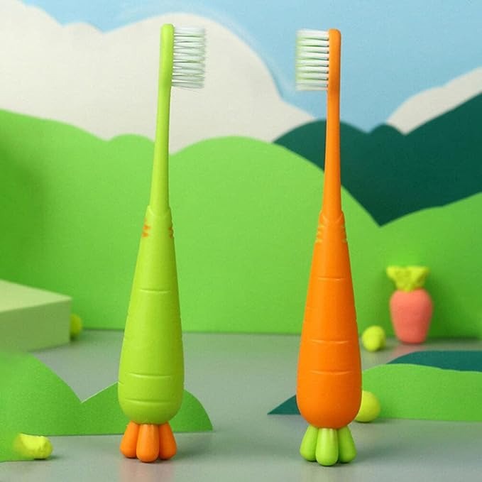 Cute Carrot Shape Kids Toothbrush