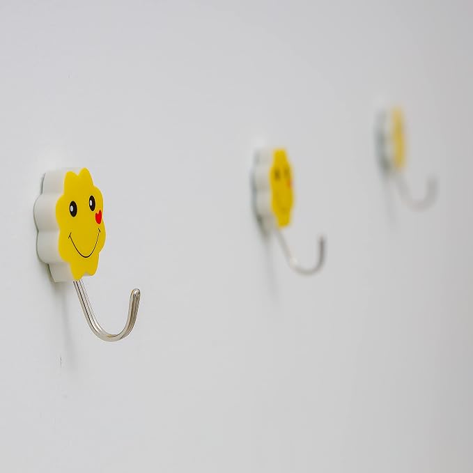 5PCs Set Emoji Self Adhesive Wall Hook