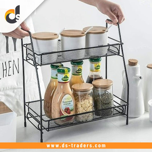 2-Tier Metal Kitchen & Bathroom Rack.