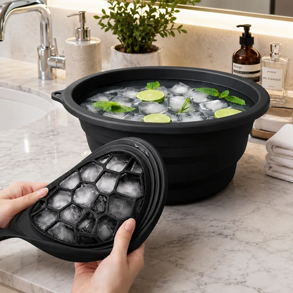 Portable Silicone Face Ice Beauty Bowl