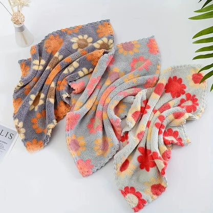 5PCs Soft Water Absorbent Cleaning Cloth (Random Print)