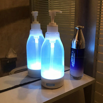 Plastic Hand Liquid Soap Dispenser with 7 Color LED Light.