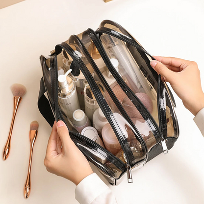 Multipurpose Transparent Traveling Cosmetic Bag