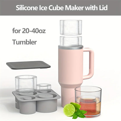 Tumbler Icecube Tray 4 Cubes