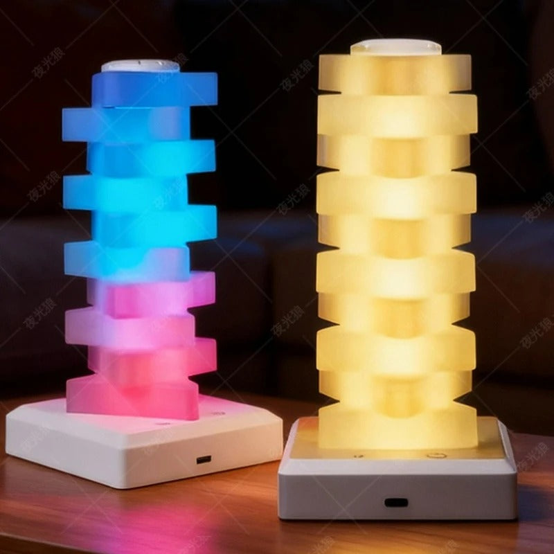 DIY Rubik Triangle Rainbow Night Light