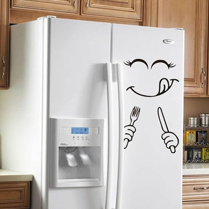 Self Adhesive Smiley Fridge Sticker (Random Sticker)