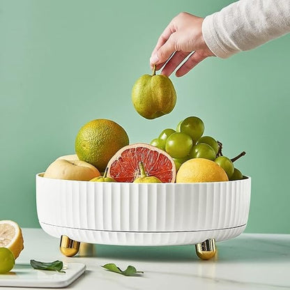 360 Rotatable Round Desktop Storage Tray