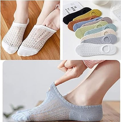 5Pairs/Set Fashion Women's Net Socks