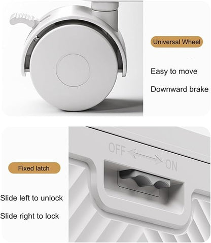 4 Layer Storage Cabinet with Transparent Doors
