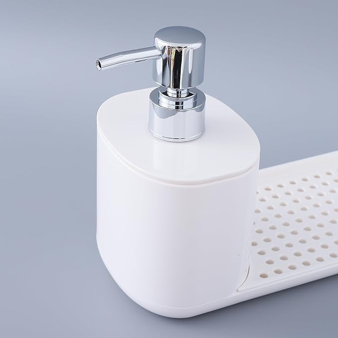 Multipurpose Kitchen Sink Caddy and Dispenser Set
