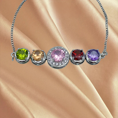 Elegant Colour Diamond Bracelet