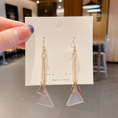 Stylish Triangle Drop Earrings