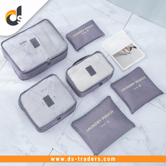 6 Pieces Portable Travel Storage Bags