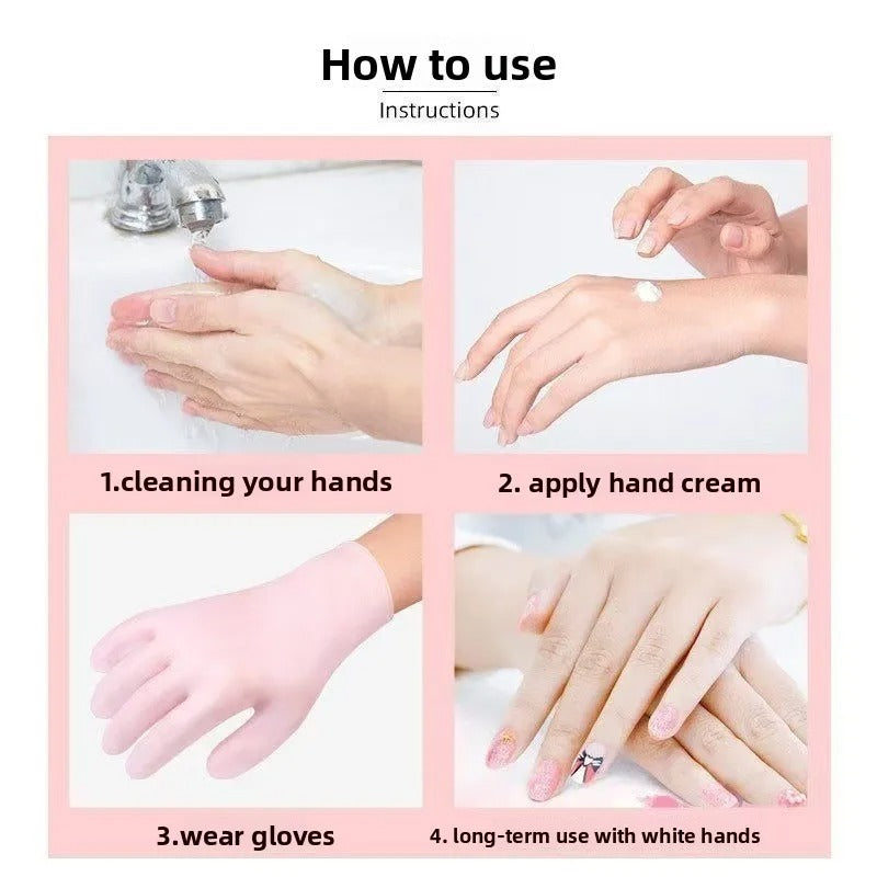 Silicone Hand Moisturizing Lotion Gloves