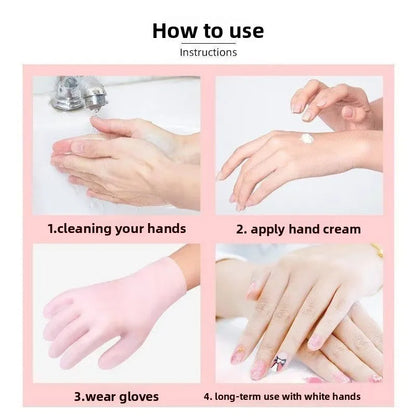 Silicone Hand Moisturizing Lotion Gloves
