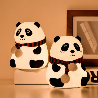 Rechargeable Silicon Panda Sensor Lamp