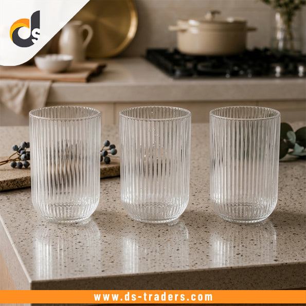 3PCs Stylish Acrylic Drinking Glass Set