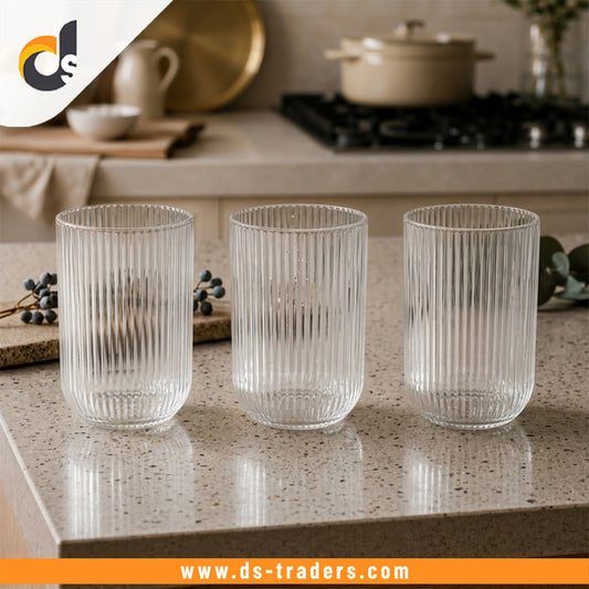 3PCs Stylish Acrylic Drinking Glass Set
