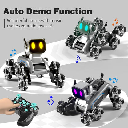 Remote & Watch Control Stunt Spray Robot Car