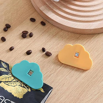 Pack Of 2 - Creative Cloud Shape Plastic Sealing Food Clips