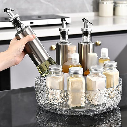360 Rotatable Frosted Acrylic Multifunctional Tray